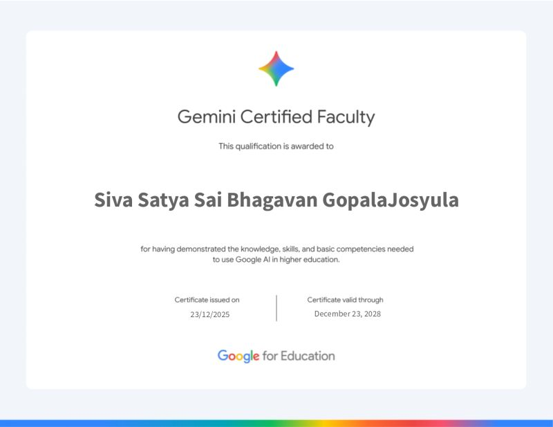 Gemini Academy Faculty