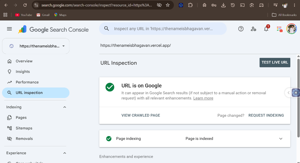 How I Optimized My Portfolio for Google Search